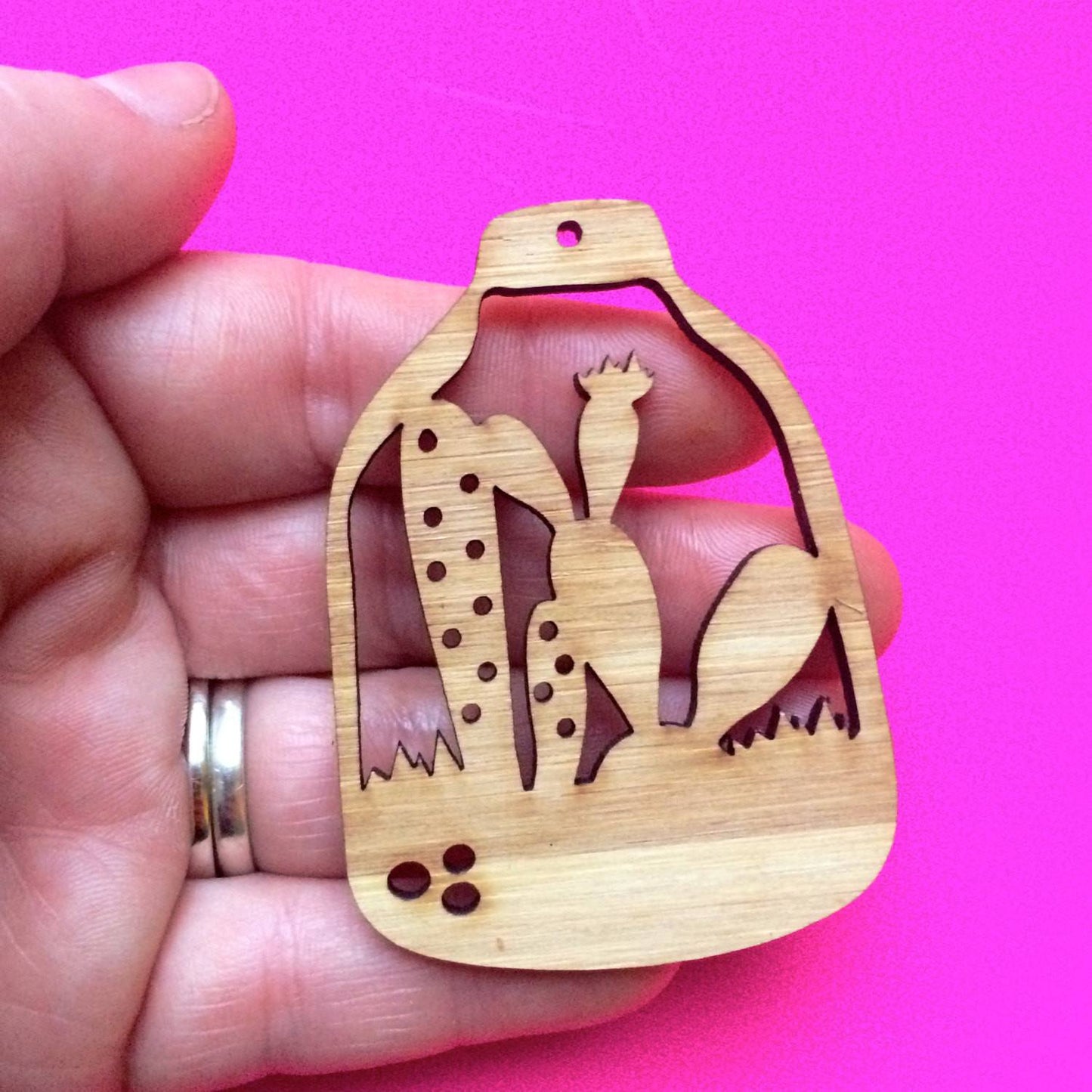 Crafty Cuts Laser © Terrarium Pendant - PAIR