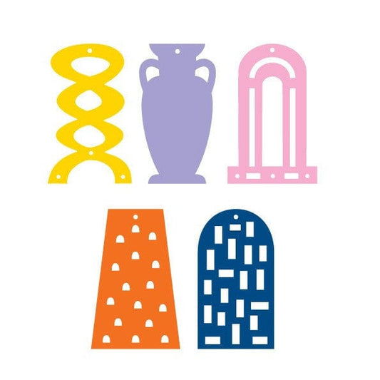 Crafty Cuts Laser The Ancients Collection - 5 designs - 2 Pair