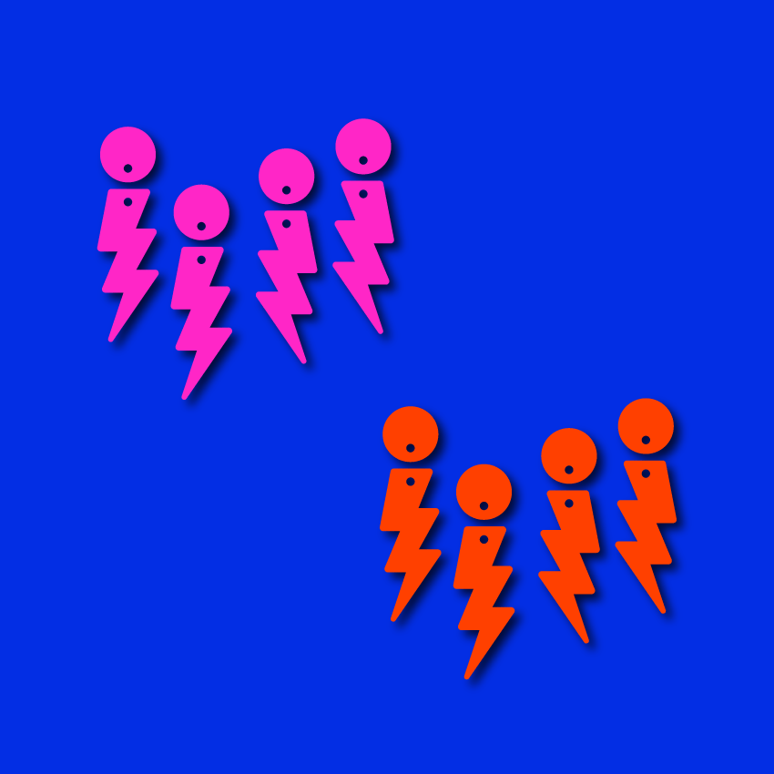 Crafty Cuts Laser  Thunderbolt Buddies Duo - 4 pairs