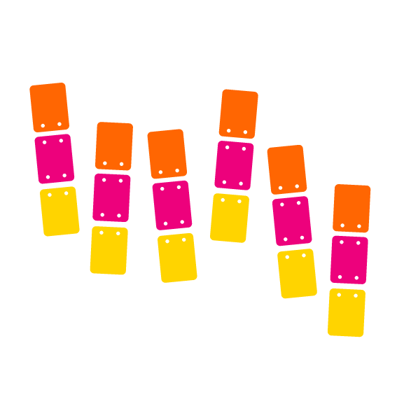 Crafty Cuts Laser Totem Trio - Briquette - 3 Pair Set