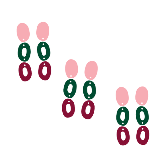 Crafty Cuts Laser Totem Trio - Chain OO - - 3 Pair Set