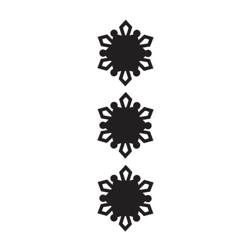 Crafty Cuts Laser Totem Trio - Cool Flakes ❄️  3 Pair Set