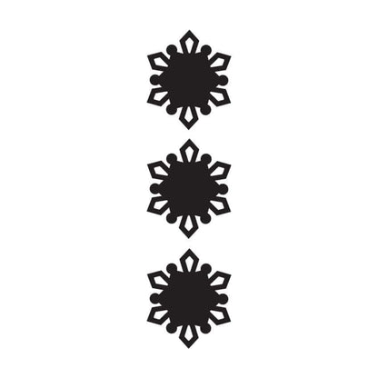 Crafty Cuts Laser Totem Trio - Cool Flakes ❄️  3 Pair Set