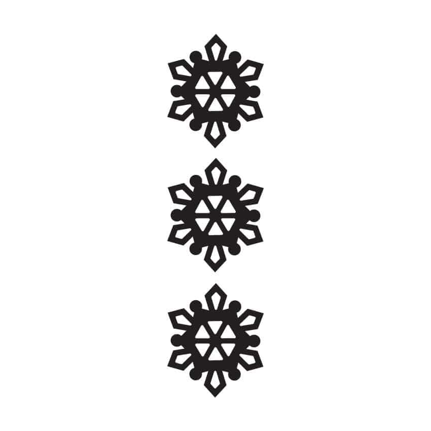 Crafty Cuts Laser Totem Trio - Cool Flakes ❄️  3 Pair Set