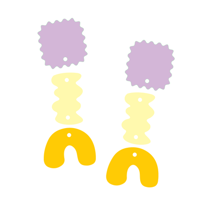 Crafty Cuts Laser Totem Trio - © Fasta Pasta - 3 Pair Set