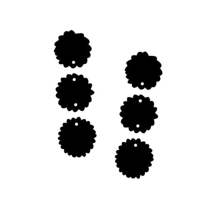 Crafty Cuts Laser Totem Trio  Fluffball  - 3 Pair Set