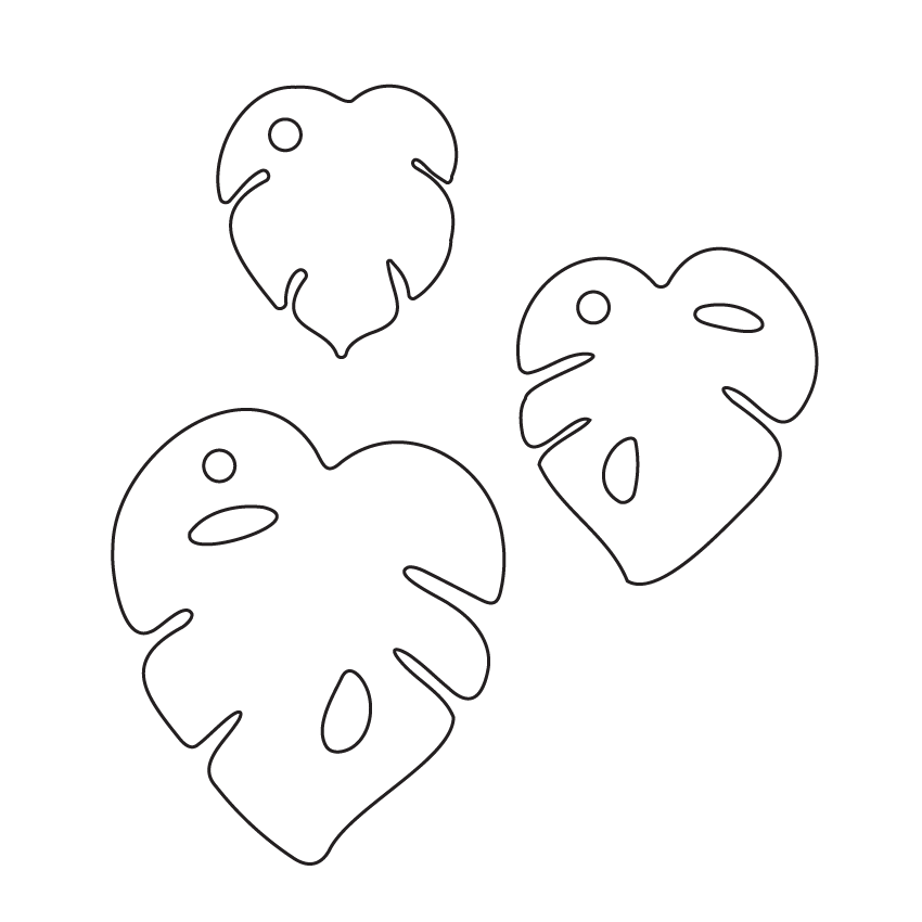 Crafty Cuts Laser Totem  Trio - Jungle Fever - - 3 Pair Set