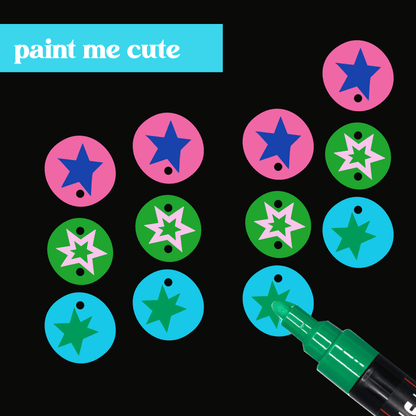 Crafty Cuts Laser © Totem Trio - Popstar Balls 💥 3 Pair Set