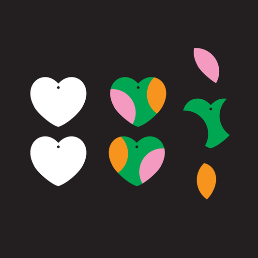 Crafty Cuts Laser TriCurve - Heart - 3 pair set