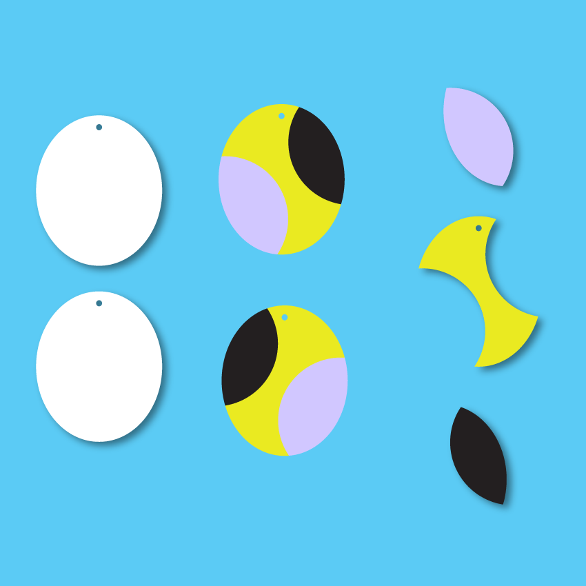 Crafty Cuts Laser TriCurve - Oval - 3 pair set