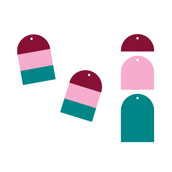 Crafty Cuts Laser Trio - Stacker - Arches - 3 Pair Set