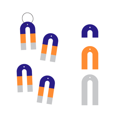 Crafty Cuts Laser Trio - Stacker - Noodle Arches - 3 Pair Set