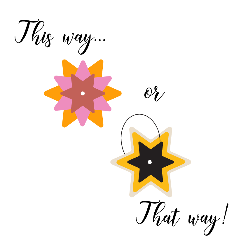 Crafty Cuts Laser Trio Stacker - North Star - 3 Pair Set