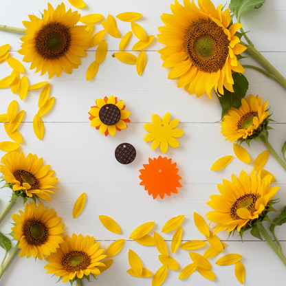 Crafty Cuts Laser  Trio - Stacker -Sunflowers