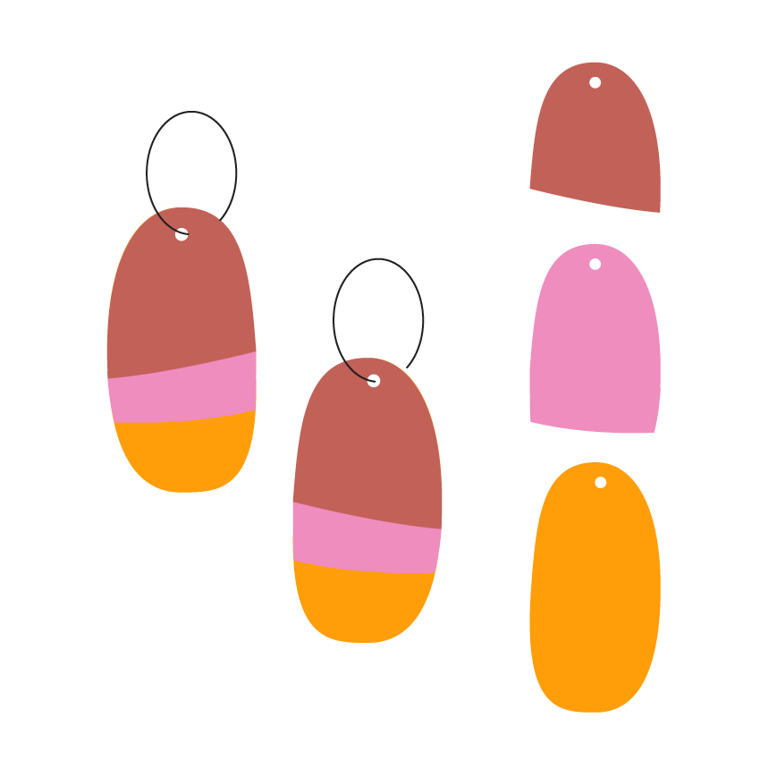 Crafty Cuts Laser © Trio Stacker - WipeOut! - 3 Pairs