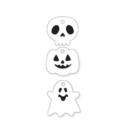 Crafty Cuts Laser Triple Spook Totems - 3 Pair Set