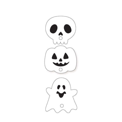 Crafty Cuts Laser Triple Spook Totems - 3 Pair Set