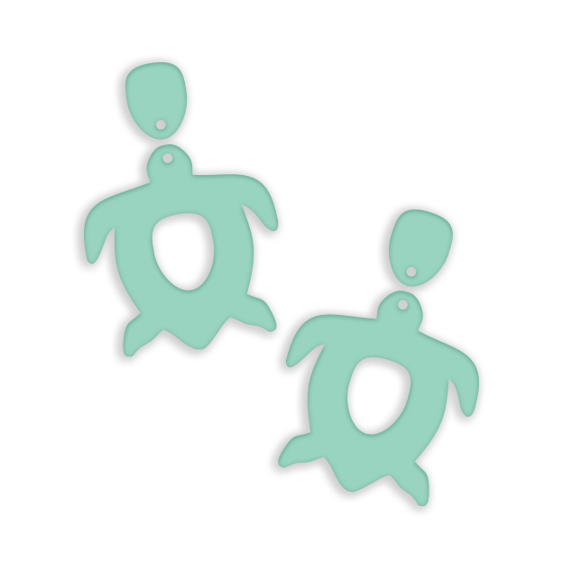 Crafty Cuts Laser Turtle Set - 2 Pair