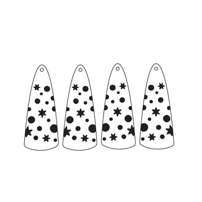 Crafty Cuts Laser © Twinkle Tree Fancy - 4 Pair Set