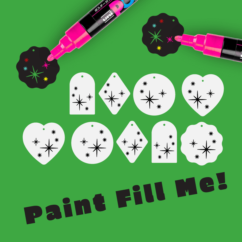 © Twinkle Twinkle 2 pair set - choose from 5 shapes – Crafty Cuts Laser