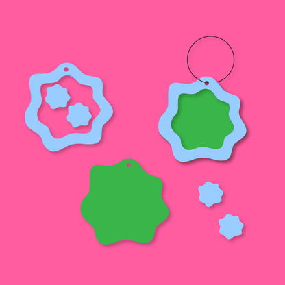 Crafty Cuts Laser Two Tone Basics  - Blobs