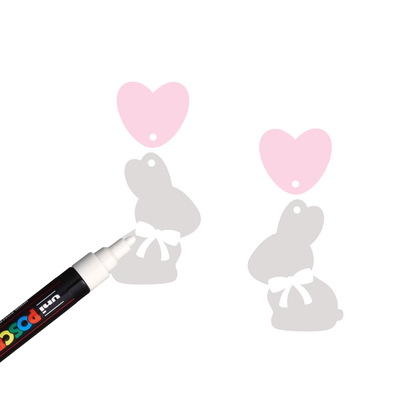 Crafty Cuts Laser TWOPART_stacker_CFILL Bunny Love Set - Two Pair Set