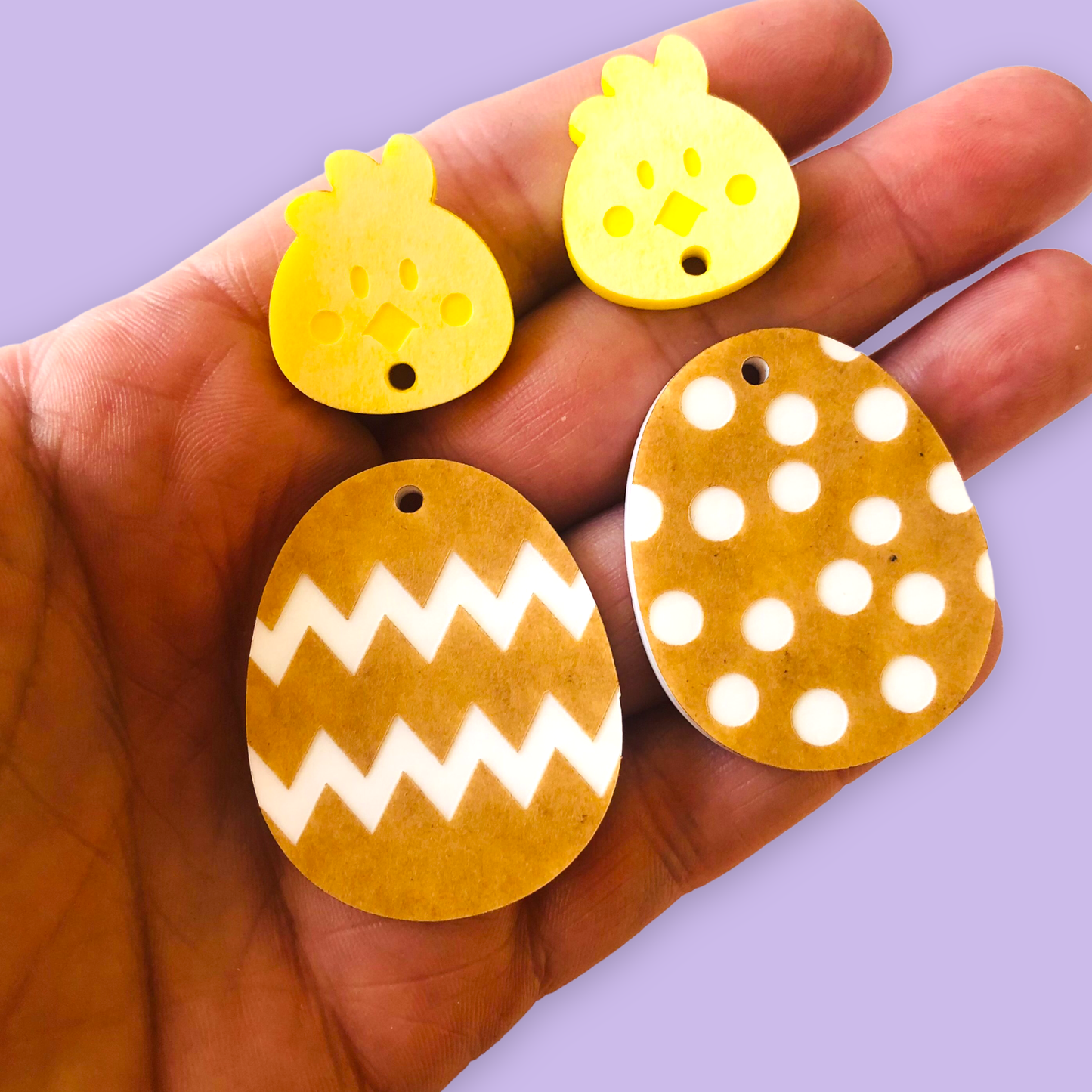 Crafty Cuts Laser TWOPART_stacker_CFILL Chicken and Egg Combo Duo - 2 Pair Set