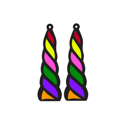 Crafty Cuts Laser © Unicorn Horns for Paint Fill - 5 pairs