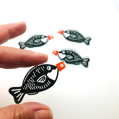 Crafty Cuts Laser  UV_printed Soy Fishes - 2 Pair Set