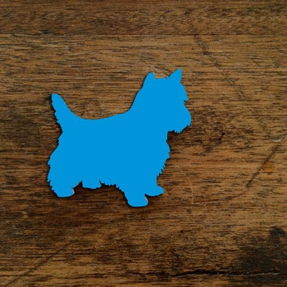 Crafty Cuts Laser Westie Dog  Two Pair