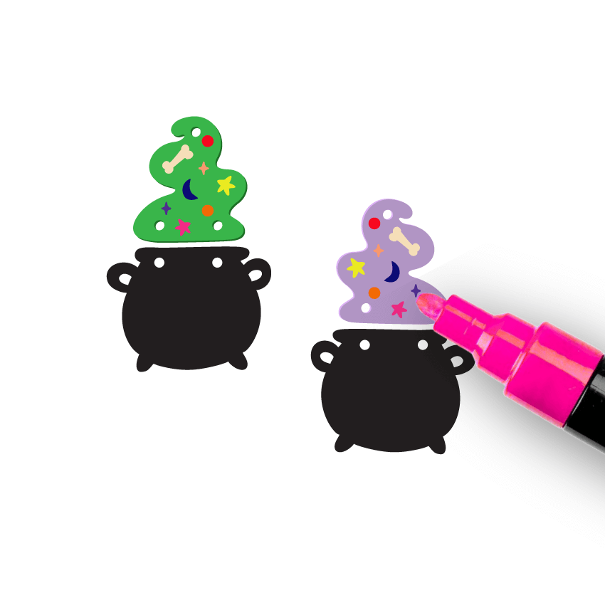 Crafty Cuts Laser © What's Cooking Cauldron Duo - 2 pair Set