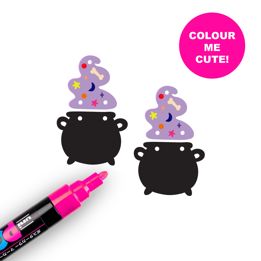 Crafty Cuts Laser © What's Cooking Cauldron Duo - 2 pair Set