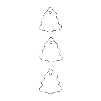 Crafty Cuts Laser Woodland Twinkle Tree Totem - 3 Pair Set