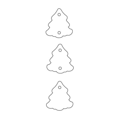Crafty Cuts Laser Woodland Twinkle Tree Totem - 3 Pair Set