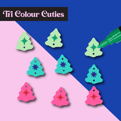 Crafty Cuts Laser Woodland Twinkle Tree Totem - 3 Pair Set