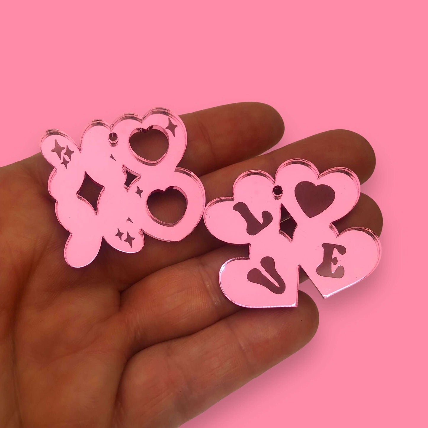 Crafty Cuts Laser XOXO  Love Charms  - 2 Styles